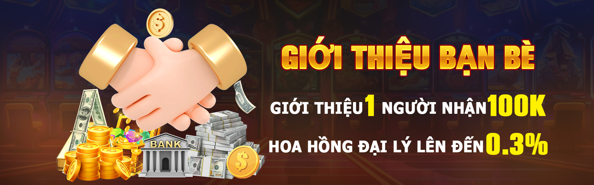 Thưởng giới thiệu bạn bè trong bắn cá VIP